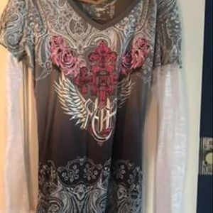 Rock N Roll cowgirl Womens pullover